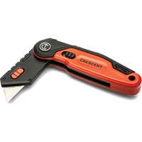 Couteau utilitaire pliant, 1" lame, lame en Acier, poign&eacute;e en Aluminium Waymarc Industries Inc