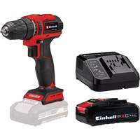 Cordless Drill/Driver with 2.5Ah PXC Battery & Charger Starter Kit, Lithium-Ion, 18 V, 3/8" Chuck, 354 in-lbs Torque Waymarc Industries Inc