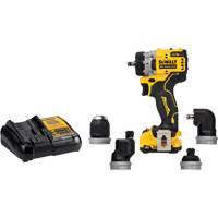 Ensemble perceuse/visseuse sans fil et sans balai XTREME 5-en-1, Lithium-ion, 12 V, Mandrin 3/8" Waymarc Industries Inc
