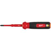 2-in-1 1000V Insulated Flip Shank Multi-Bit Screwdriver, 8-4/5" L, Cushion Grip Handle Waymarc Industries Inc
