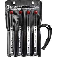 4-Piece Thread Restoring File Set, Square, 9" Waymarc Industries Inc