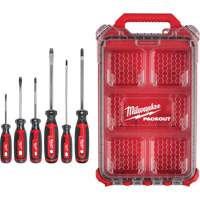 Ensemble de tournevis &agrave; prise coussin&eacute;e avec organisateur compact &agrave; profil bas PACKOUT, 6 m Waymarc Industries Inc