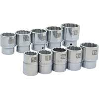 12-Point SAE Socket Set, 10 Pcs, 3/4" Drive Size Waymarc Industries Inc