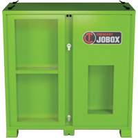 Armoire de rangement d'&eacute;PI sur place, Acier, Vert lime haute visibilit&eacute; Waymarc Industries Inc