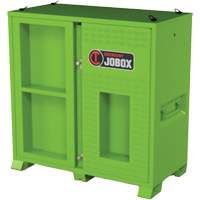 Armoire ventil&eacute;e pour le rangement d'&eacute;PI sur place, Acier, Vert lime haute visibilit&eacute; Waymarc Industries Inc