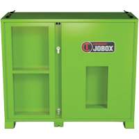 Armoire de rangement d'&eacute;PI sur place, Acier, Vert lime haute visibilit&eacute; Waymarc Industries Inc