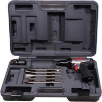 Heavy-Duty Air Hammer with Chisels, 16.2 CFM, 1/4" NPT, 3330 BPM, 3/4" x 2-1/2" (0.0mm x 0.0mm) Waymarc Industries Inc