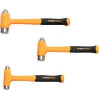 Dead Blow Ball Pein Hammer Set, 3 Pieces Waymarc Industries Inc
