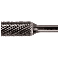 Double Cut Cylindrical Carbide Burr, 3/8" Dia., 1/4" Shank, 3/4" Depth of Cut Waymarc Industries Inc