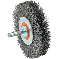 Mounted Wire Brush, 5/8" Arbor Waymarc Industries Inc