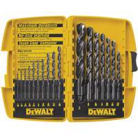 Jobber Drill Bit Set, 17 Pieces, High Speed Steel Waymarc Industries Inc