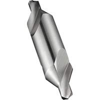 Combined Centre Drill and Countersink, #0, 1/32" Small Diameter, 1/8" Large Diameter, High Speed Cobalt Waymarc Industries Inc