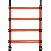 Composants pour &eacute;chafaudages la tour en fibre de verre, Montant d'extr&eacute;mit&eacute;, 27" la x 39" h Waymarc Industries Inc
