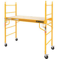 Mobile Work Scaffolding - Maxi Square Scaffolding, Steel Frame, 74" D x 74" H VC198 | Waymarc Industries Inc