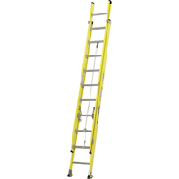 Industrial Extra Heavy-Duty Extension Ladders (9200 Series), 375 lbs. Cap., 32' H, Grade 1AA Waymarc Industries Inc