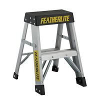 Industrial Extra Heavy-Duty Step Stool/Ladders, 2', Aluminum, 300 lbs. Capacity, Type 1A Waymarc Industries Inc