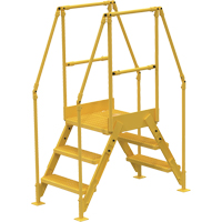 Crossover Ladder, 54-1/2" Overall Span, 30" H x 24" D, 24" Step Width VC442 | Waymarc Industries Inc