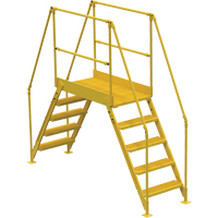 Crossover Ladder, 103-1/2" Overall Span, 50" H x 48" D, 24" Step Width VC452 | Waymarc Industries Inc