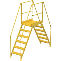 Crossover Ladder, 104" Overall Span, 60" H x 36" D, 24" Step Width VC455 | Waymarc Industries Inc