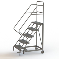&eacute;chelles en angle de s&eacute;curit&eacute;, 5 marches, Stri&eacute;, Inclinaison 50°, Hauteur 50" Waymarc Industries Inc