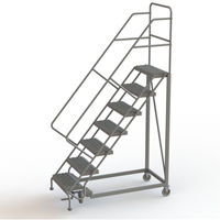 &eacute;chelles en angle de s&eacute;curit&eacute;, 7 marches, Stri&eacute;, Inclinaison 50°, Hauteur 70" Waymarc Industries Inc