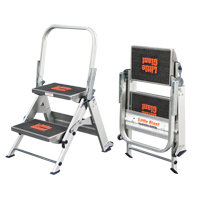 Safety Stepladder, 1.5', Aluminum, 300 lbs. Capacity, Type 1A VD431 | Waymarc Industries Inc