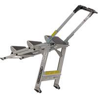 Tilt & Roll Step Stool Ladder, 3 Steps, 34" x 22" x 50.75" High VD439 | Waymarc Industries Inc
