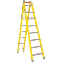 Step to Straight Ladder, 13.8', Fibreglass, 375 lbs., CSA Grade 1AA VD470 | Waymarc Industries Inc