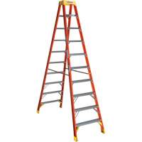 Twin Step Ladder, Fibreglass, 300 lbs. Capacity, 10' VD523 | Waymarc Industries Inc