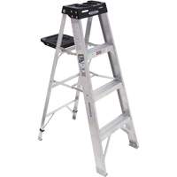 Step Ladder, 4', Aluminum, 300 lbs. Capacity, Type 1A VD558 | Waymarc Industries Inc