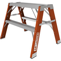 Buildman™ Step-up Workbench, 2' H x 33.5" W x 25.75" D, 300 lbs. Capacity, Fibreglass VD699 | Waymarc Industries Inc