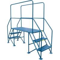 Crossover Ladder, 35-1/2" Overall Span, 31-1/2" H x 22" D, 22" Step Width Waymarc Industries Inc