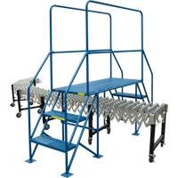 Crossover Ladder, 35-1/2" Overall Span, 31-1/2" H x 22" D, 22" Step Width Waymarc Industries Inc