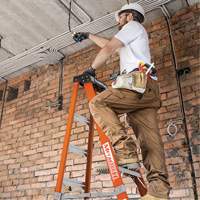 Step Ladder, 12', Fibreglass, 375 lbs. Capacity, Type 1AA Waymarc Industries Inc