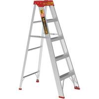 Step Ladder, 5', Aluminum, 200 lbs. Capacity, Type 3 Waymarc Industries Inc