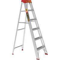 Step Ladder, 6', Aluminum, 200 lbs. Capacity, Type 3 Waymarc Industries Inc