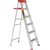 Step Ladder with Paint Tray, 6', Aluminum, 200 lbs. Capacity, Type 3 Waymarc Industries Inc