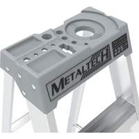 Step Ladder with Paint Tray, 10', Aluminum, 225 lbs. Capacity, Type 2 Waymarc Industries Inc