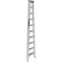 Step Ladder, 10', Aluminum, 225 lbs. Capacity, Type 2 Waymarc Industries Inc