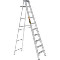 Step Ladder with Paint Tray, 10', Aluminum, 225 lbs. Capacity, Type 2 Waymarc Industries Inc