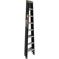 Step Ladder with Paint Tray, 8', Fibreglass, 250 lbs. Capacity, Type 1 Waymarc Industries Inc