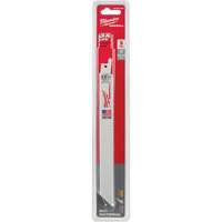 Sawzall&reg; Reciprocating Saw Blade, Bi-Metal, 10-14 TPI, 8" L x 5/8" W Waymarc Industries Inc