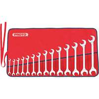 Full Polish Angle Wrench Set, Open-Ended, 14 Pieces, Imperial VM206 | Waymarc Industries Inc