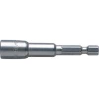 Nut Setter, 5/16" Tip, 1/4" Drive, 2-9/16" L, Non-Magnetic Waymarc Industries Inc