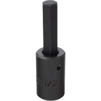 Socket Bit, Hex, 1/2" x 3-5/8" L, 1/2" Drive Waymarc Industries Inc