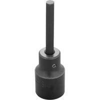 Socket Bit, Hex, 6 mm x 3-1/4" L, 1/2" Drive Waymarc Industries Inc