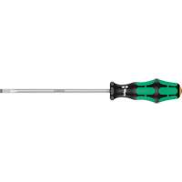 Slotted Screwdriver, 1/4" Tip, Round, 9-3/4" L, Plastic Handle Waymarc Industries Inc