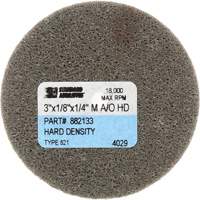 Disque unitaris&eacute; Standard Abrasives, 3" x 1/4", Arbre de 1/4", Grain de Fin, Oxyde d'aluminium Waymarc Industries Inc