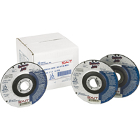 Cut-Off Wheel, 4-1/2" x 0.045", 7/8" Arbor, Type 27, Aluminum Oxide/Ceramic, 13500 RPM VU964 | Waymarc Industries Inc