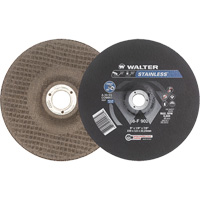 Stainless Steel Depressed Centre Grinding Wheels, 9" x 1/8", 7/8" Arbor, Type 27 Waymarc Industries Inc